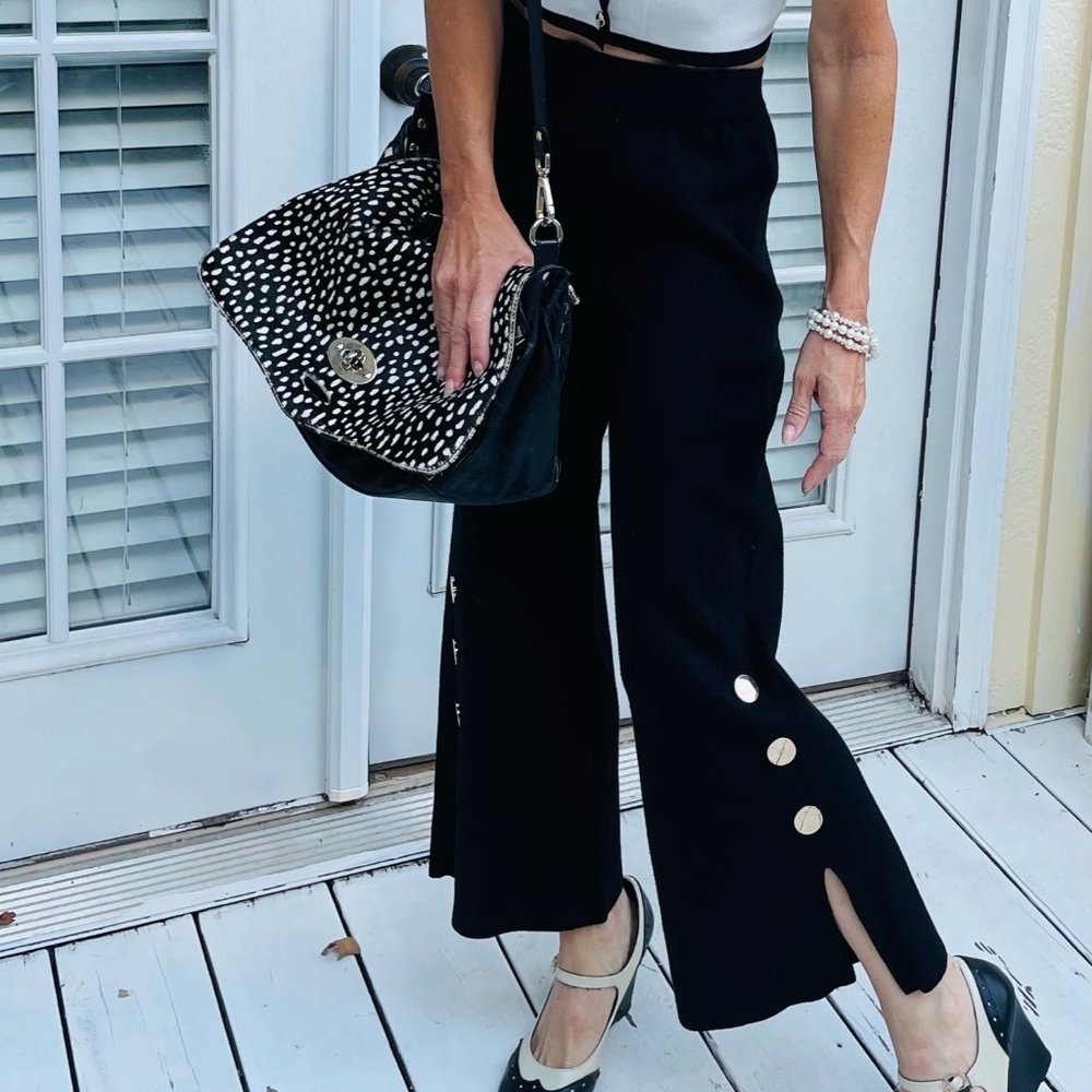 Cozy Chic Knit Wide Leg Pants